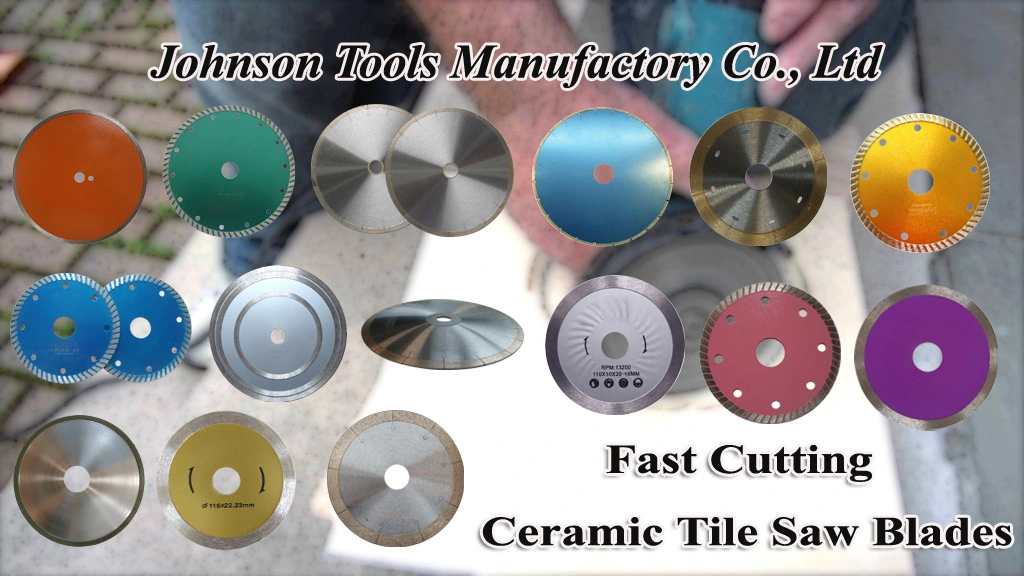 125mm Diamond Sintered Continuous Rim Saw Blade Tile and Ceramic Cutting Tools