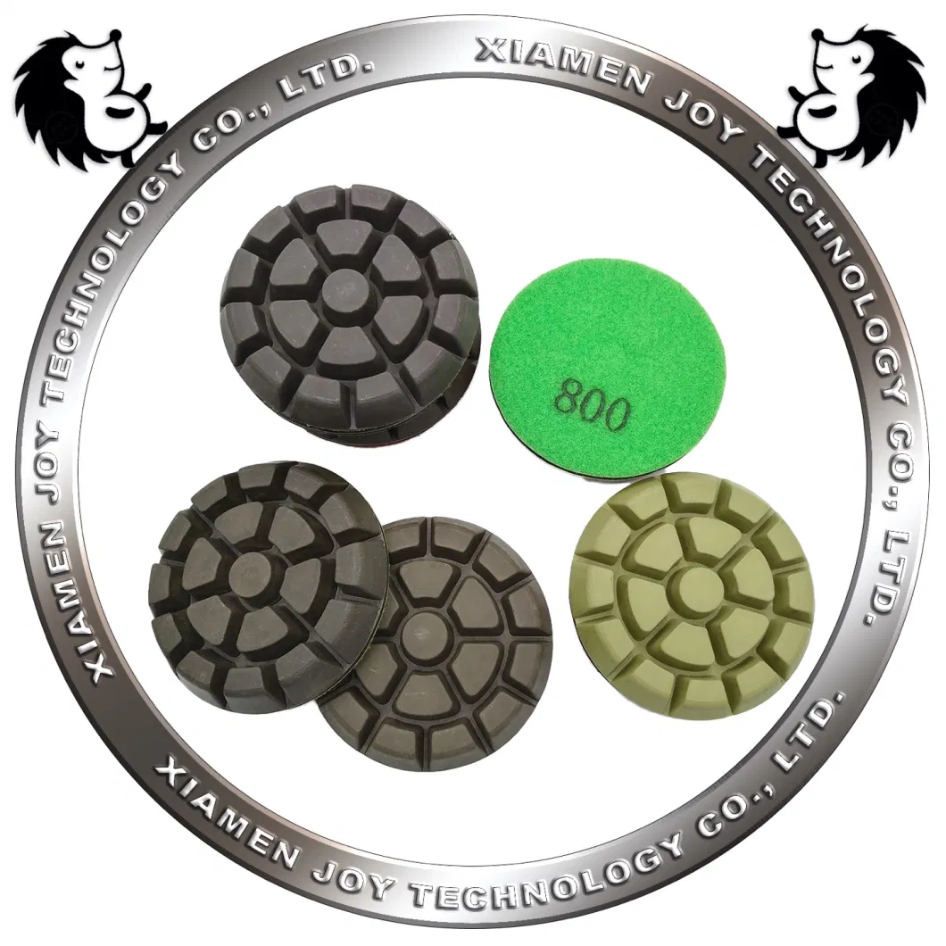 Diamond Resin Floor Grinder Hand Machine Polishing Pads Concrete Grinding Wheel Abrasive Diamond Tool (JOY-RFP-02)